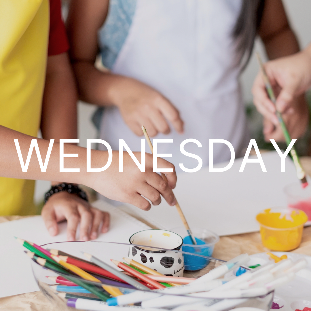 Wednesday Art Classes - Ages 5-12