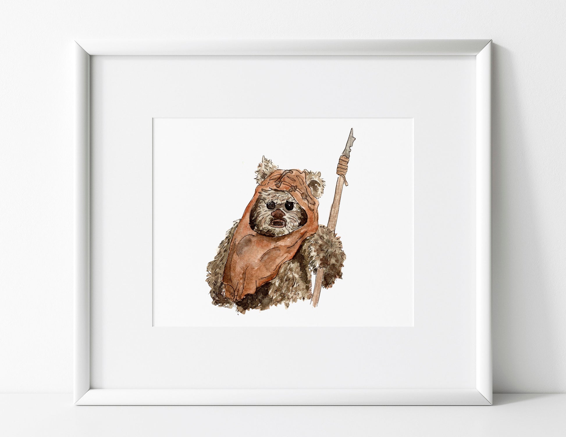 Arrow The Little Bears From Star Wars Star Wars Ewok Watercolor